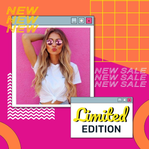 New Fashion Sale Limited Edition sale Template Design Download For Free