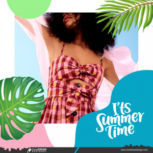 summer sale banner template design cdr