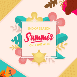 Floral Summer Sale Vector Design Download For Free