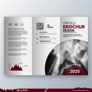 modern trifold brochure and flyer template premium cdr