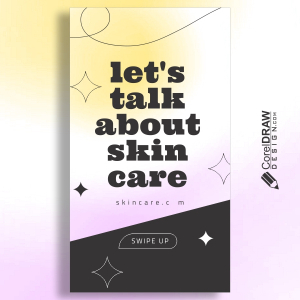 Skin Care Promotional Instagram Story Poster Template Download For Free
