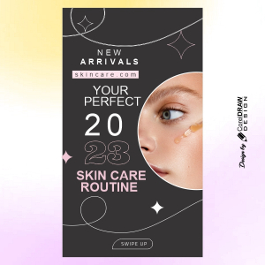 Women's Skin Care Product Banner poster Vector Template Design Download For Free
