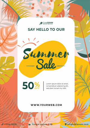 Latest Summer Fashion Sale Vector Design Download For Free