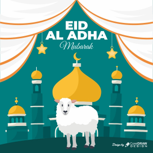 Indian  Arabic Eid Al Adha Mubarak Wishing Vector  Muslim Background design Download For Free