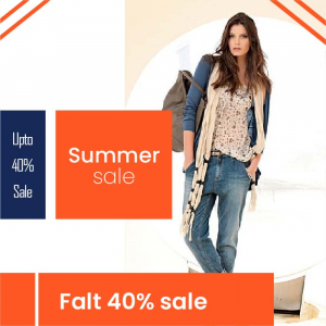 Minimal Fashion sale banner vector