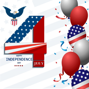 4th July Happy USA Independence Day Vector Background Design DOwnload For Free