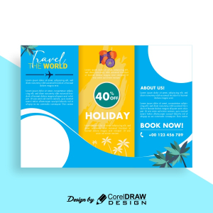 Travel Holiday Booking Brouchure And Flyer Template Design Download For Free