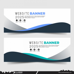 web banner design vector cdr download