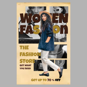 Creative Women Fashion Sale Poster Design Flyer Design Download For Free