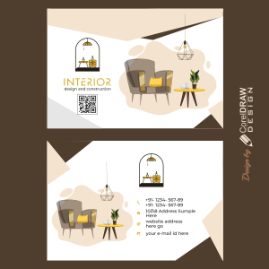 Interior Designer Business Card Vector Template Design Download For Free