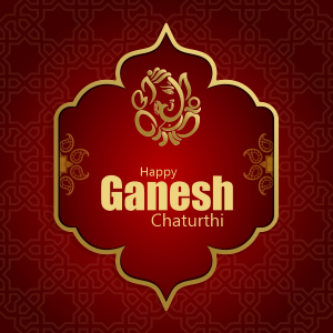 happy Ganesh Chaturthi Wishing Vector Design Download For Free 2023