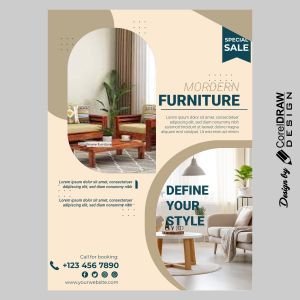 Morden Furniture Vector Template Design Download For Free