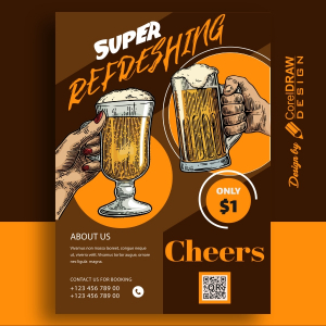 Beer Vector Poster Download For Free