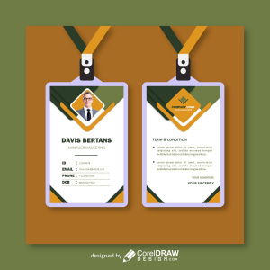 ID card poster design download for free