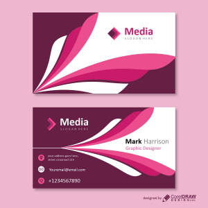 business card vector design download for free