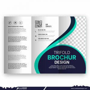 brochure design customize your business vector