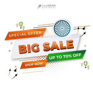 Independence Day Sale Vector Background Design For Free With Cdr