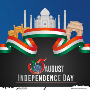 15 August Independence Day of India Celebration Design 2023