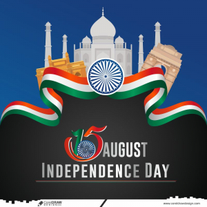 15 August Independence Day of India 2023 Celebration Design