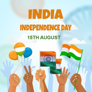 Happy Independence Day Vector Design With Indian flag Download For Free