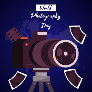 World Photography Day Vector Design Download For Free