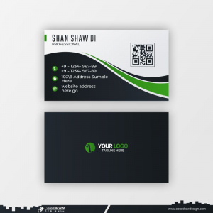 business card template design download cdr