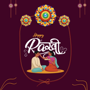 Creative Raksha Bandhan Vector Greeting Card Design Download For Free 2023
