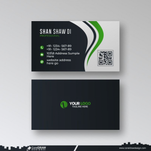 stylish business card design cdr