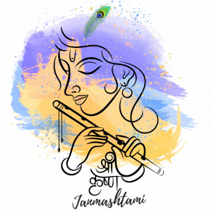 Janmasthami Greeting Vector Design 2023 Download For Free