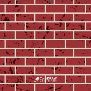 Abstract brick wall grunge  seamless pattern