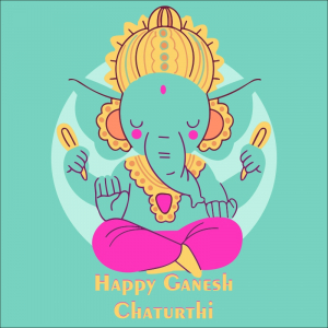 Ganesh Chaturthi Wishing Greeting Vector Design Download For Free With Cdr File