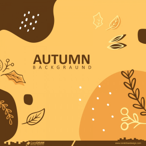 autumn backgraund vector cdr