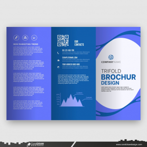 cdr brochure design your business vector