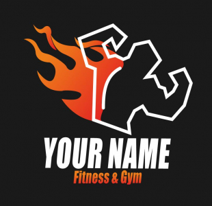 2d Abstract Fitness and Gym Logo Vector Design Download For free