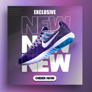 New Exclusive Shoes Flyer Template Design Download for Free With Cdr File