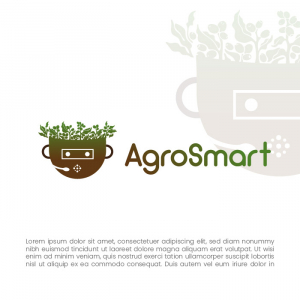 Smart Agriculture Farming Conceptual Logo vector free