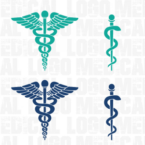 Abstract medical logo vector free download