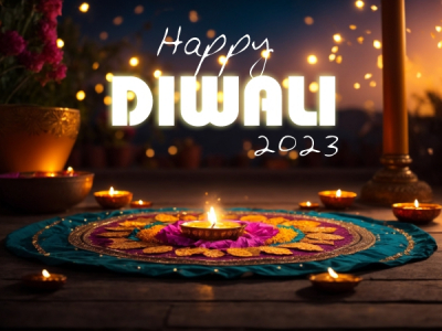 Premium Happy Diwali 2023 Wishing and Greeting Image Download For Free