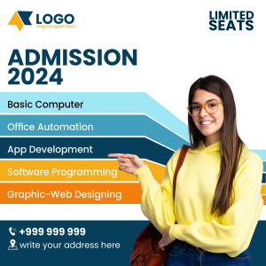 Free Banner for new admission open School, College, Institute and Social media free vector template banner