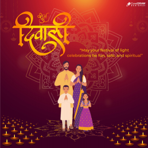 Happy Diwali Celebration With Unique Diwali Background Design