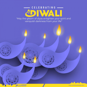  happy diwali festival greeting background cdr download