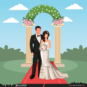 Christians marriage couple bride and groom, Marriage couples free vector image download