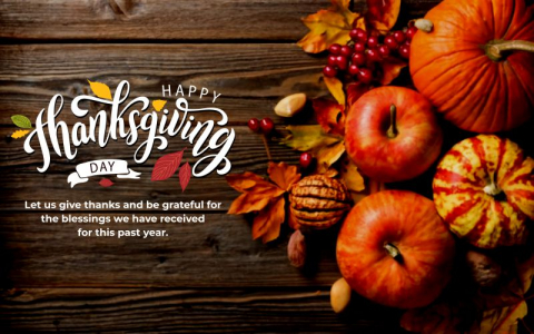 happy thanksgiving design vector & background