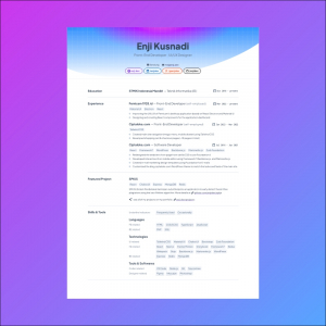 Simple Minimalist and Accessible Resume cdr file