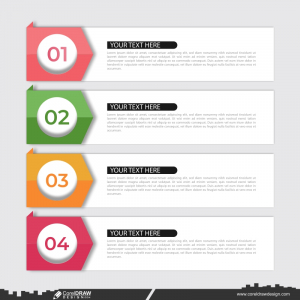 infographic Design Presentations Banner Vector Free