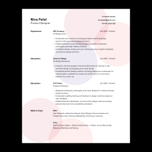 Free Creative Resume Template Design With Cdr File For Free