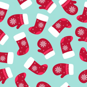christmas socks decoration vector