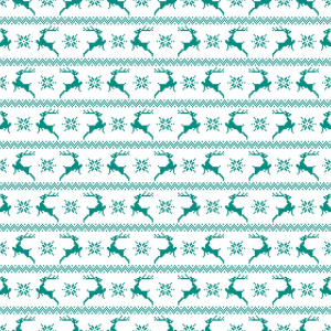 Christmas Seamless Pattern With Reindeer Background Winter design