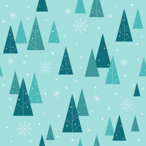 christmas tree winter background decoration vector