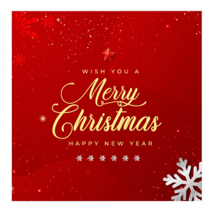 Beautiful Merry Christmas lettering wishes card background